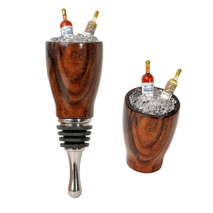 Wine Stopper with Wine Bottles in Ice